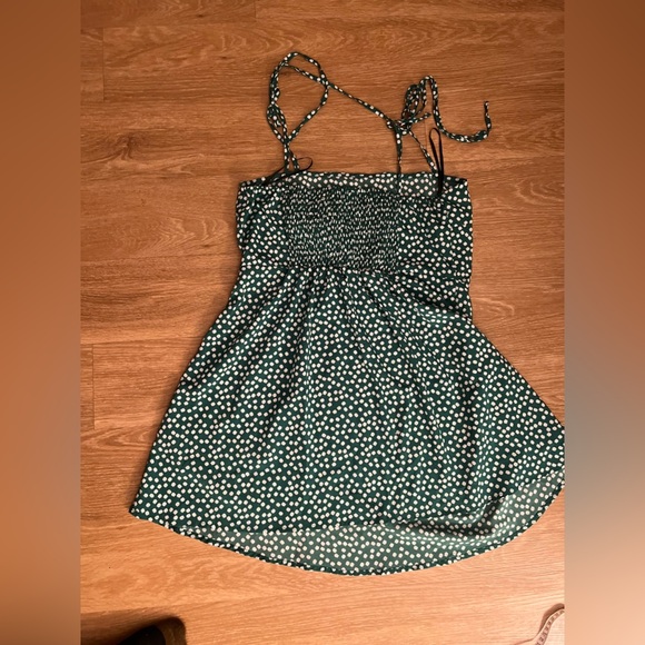 SHEIN Green Floral Mini Dress, size XL - Picture 7 of 11